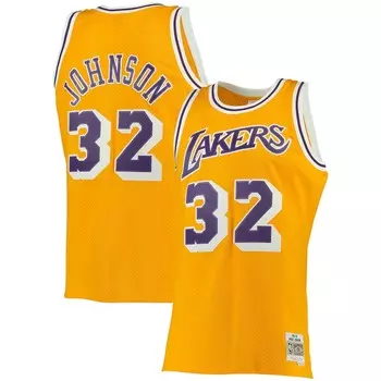 Джерси Mitchell & Ness Los Angeles Lakers, золотой
