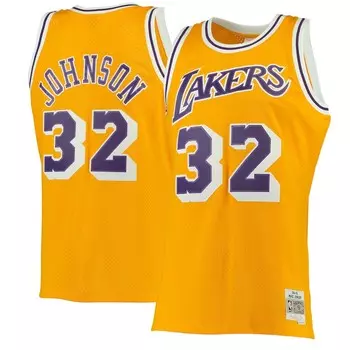 Джерси Mitchell & Ness Los Angeles Lakers, золотой