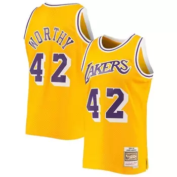 Джерси Mitchell & Ness Los Angeles Lakers, золотой
