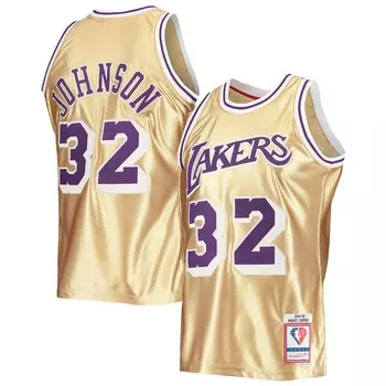 Джерси Mitchell & Ness Los Angeles Lakers, золотой