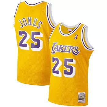Джерси Mitchell & Ness Los Angeles Lakers, золотой