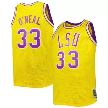 Джерси Mitchell & Ness Lsu Tigers, золотой