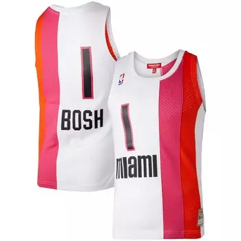 Джерси Mitchell & Ness Miami Heat, белый