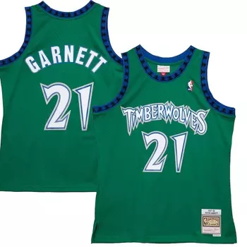 Джерси Mitchell & Ness Minnesota Timberwolves, зеленый