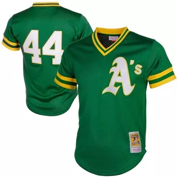 Джерси Mitchell & Ness Oakland Athletics, зеленый