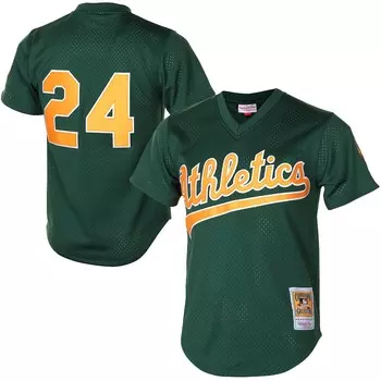 Джерси Mitchell & Ness Oakland Athletics, зеленый