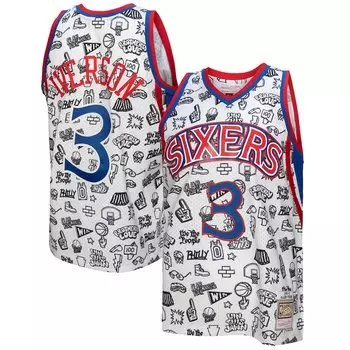 Джерси Mitchell & Ness Philadelphia 76Ers, белый