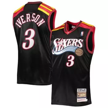 Джерси Mitchell & Ness Philadelphia 76Ers, черный