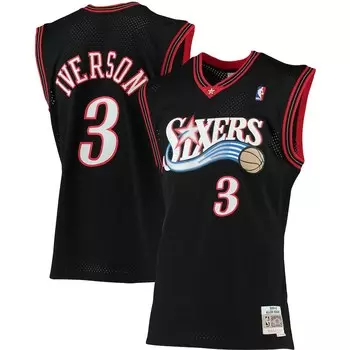 Джерси Mitchell & Ness Philadelphia 76Ers, черный