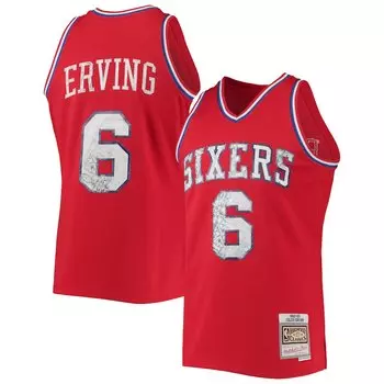 Джерси Mitchell & Ness Philadelphia 76Ers, красный