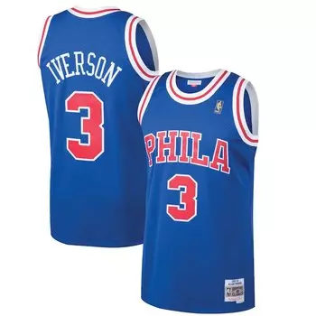 Джерси Mitchell & Ness Philadelphia 76Ers, роял