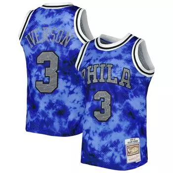 Джерси Mitchell & Ness Philadelphia 76Ers, роял