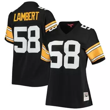 Джерси Mitchell & Ness Pittsburgh Steelers, черный