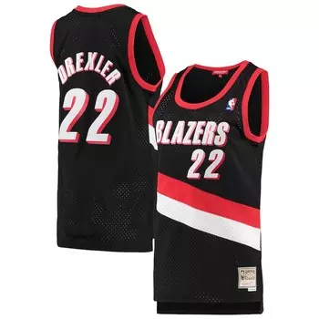 Джерси Mitchell & Ness Portland Trail Blazers, черный
