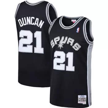 Джерси Mitchell & Ness San Antonio Spurs, черный