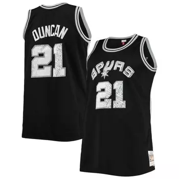 Джерси Mitchell & Ness San Antonio Spurs, черный
