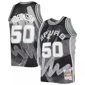Джерси Mitchell & Ness San Antonio Spurs, черный
