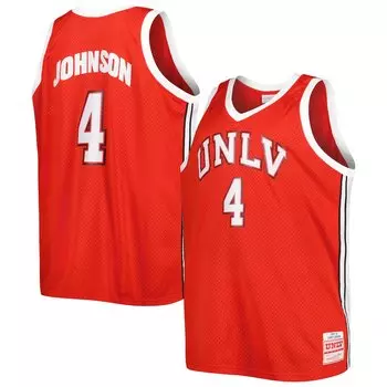 Джерси Mitchell & Ness Unlv Rebels, алый