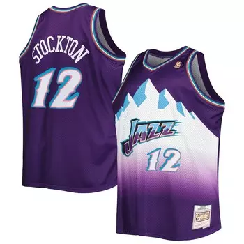 Джерси Mitchell & Ness Utah Jazz, фиолетовый