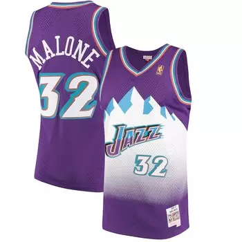 Джерси Mitchell & Ness Utah Jazz, фиолетовый