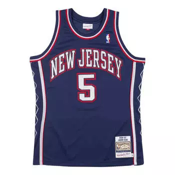 Джерси Mitchell & Ness x NBA New Jersey Nets 2006-07 Jerseys 'Jason Kidd 5', темно-синий
