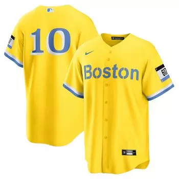 Джерси Nike Boston Red Sox, золотой