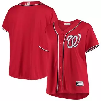 Джерси Profile Washington Nationals, красный