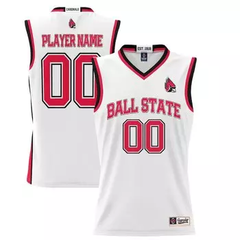 Джерси ProSphere Ball State Cardinals, белый