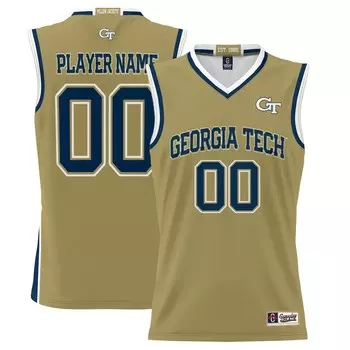 Джерси ProSphere Georgia Tech Yellow Jackets, золотой