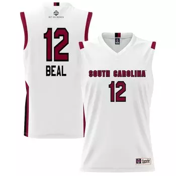 Джерси ProSphere South Carolina Gamecocks, белый