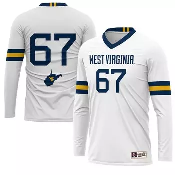 Джерси ProSphere West Virginia Mountaineers, белый