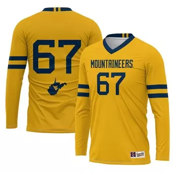 Джерси ProSphere West Virginia Mountaineers, золотой
