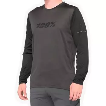 Джерси с длинным рукавом 100percent Ridecamp, серый