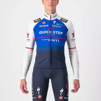 Джерси с длинным рукавом Castelli Quick-Step Thermal, синий