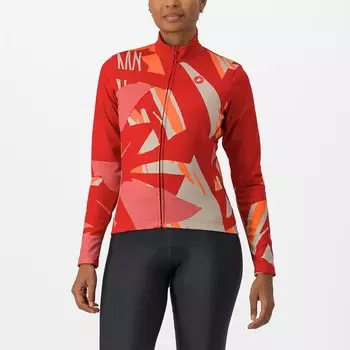 Джерси с длинным рукавом Castelli Tropicale, красный