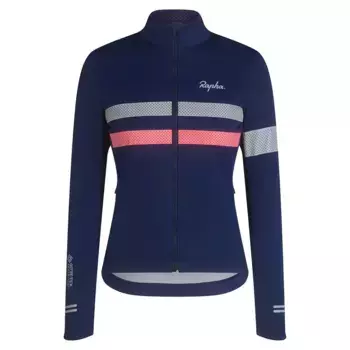 Джерси с длинным рукавом Rapha Brevet Gore-Tex Infinium, синий