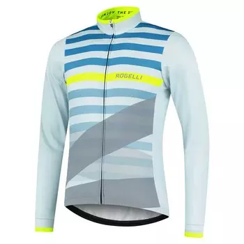 Джерси с длинным рукавом Rogelli Stripe, белый