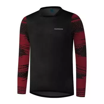 Джерси с длинным рукавом SHIMANO MYOKO LS, пряный красный