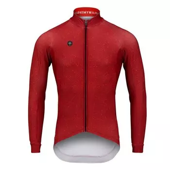 Джерси с длинным рукавом Wilier Kosmos, красный