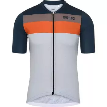 Джерси с коротким рукавом Briko Stripe, белый