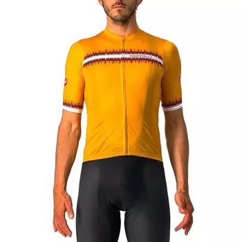 Джерси с коротким рукавом Castelli Grimpeur, желтый