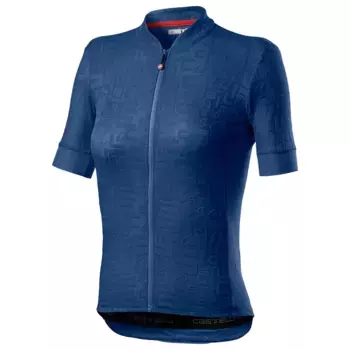 Джерси с коротким рукавом Castelli Promessa Jacquard, синий