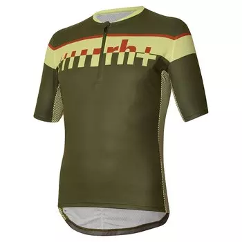Джерси с коротким рукавом rh+ MTB, зеленый