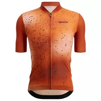Джерси с коротким рукавом Santini Fango, оранжевый