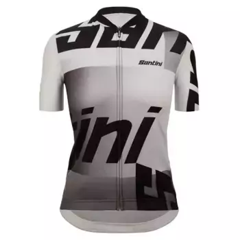 Джерси с коротким рукавом Santini Karma Logo, белый