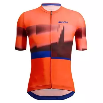 Джерси с коротким рукавом Santini Mirage, оранжевый