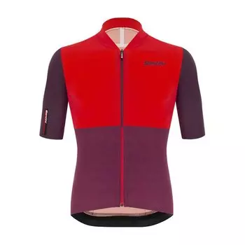 Джерси с коротким рукавом Santini Redux Istinto, красный