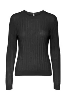 Джерси с вырезом сзади Vero Moda, черный