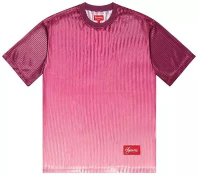 Джерси Supreme Gradient Mesh Stripe Jersey 'Magenta', розовый
