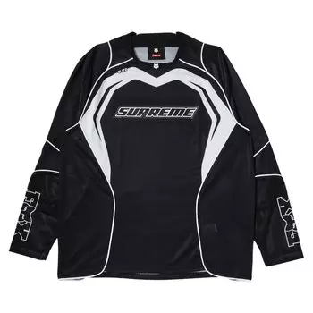 Джерси Supreme x Fox Racing 'Black', черный